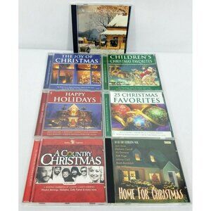 Lot of 7 Christmas CDs Various Artists